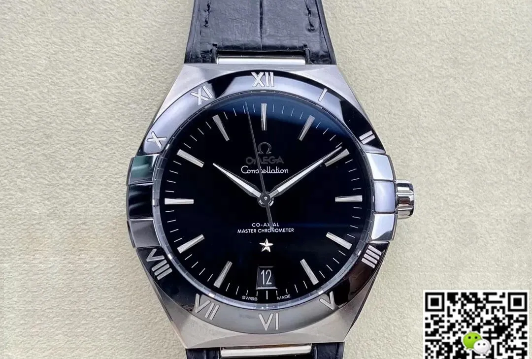 SBF Omega Constellation 131.33.41.21.01.001 VS Factory 1:1 Best Edition Replica Watch Black Strap
